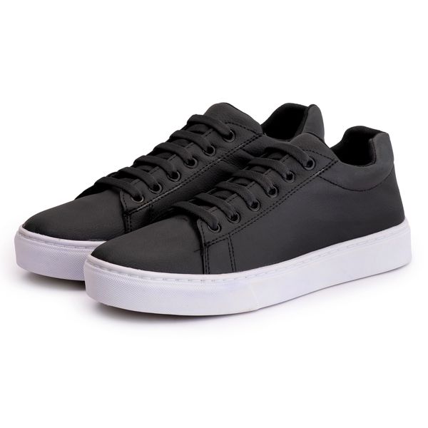 Tênis Casual Feminino Preto - Ref: 8402
