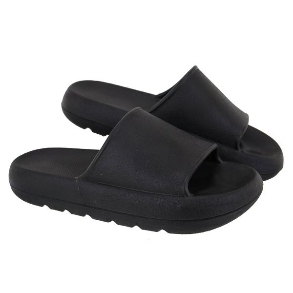 Chinelo Nuvem Preto Monocolor - Ref: Chinelo Nuvem