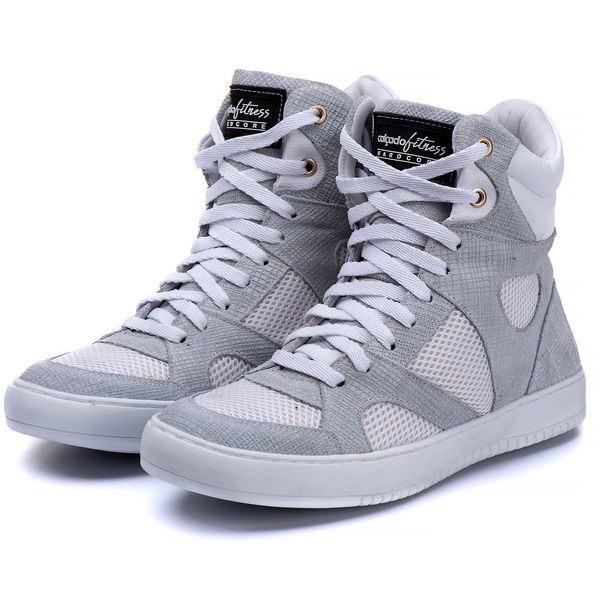 Tênis Sneaker Couro Legitimo Branco - REF: 10300