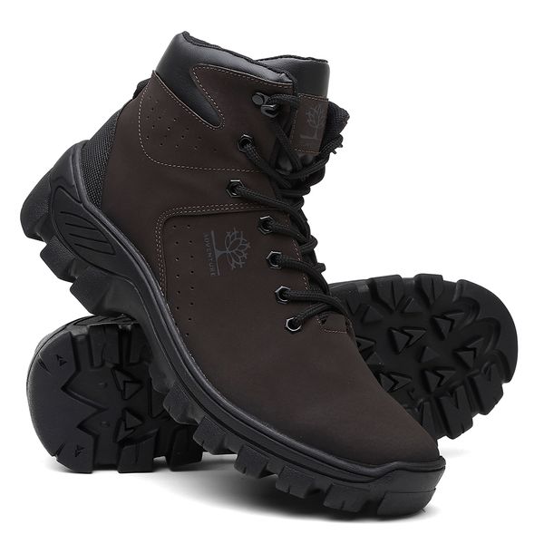Coturno Masculino Café REF 2541