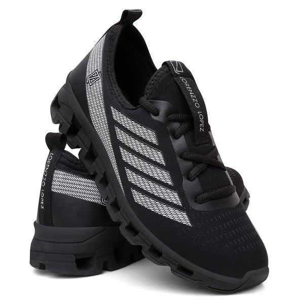 Tênis Masculino REF OPTIMUS / Preto+Branco
