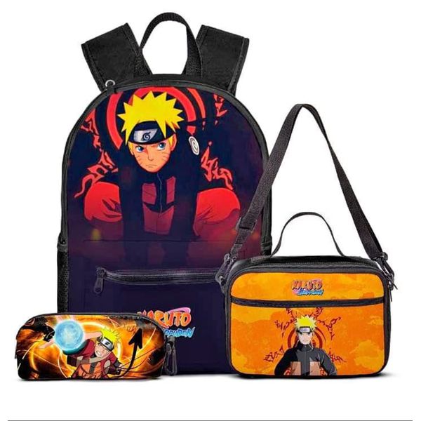 Kit Mochila c/ bolso Naruto 3