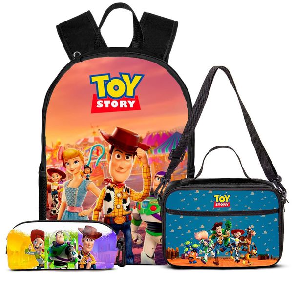 Kit Mochila Simples Toy Story