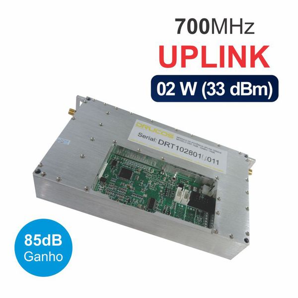 Módulo de Potência Uplink 700Mhz 33dBm 85dB 