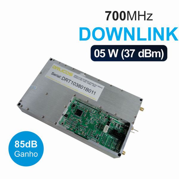 Módulo de Potência Downlink 700Mhz 37dBm 85dB 