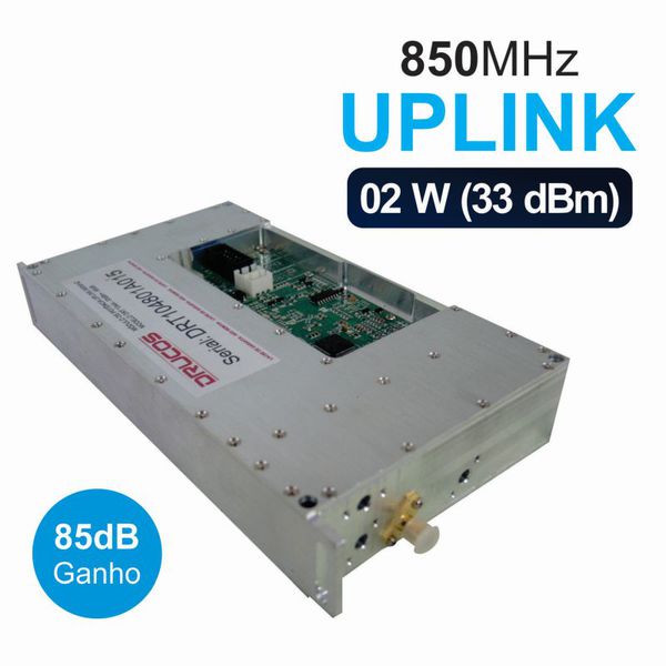 Módulo de Potência Uplink 850Mhz 33dBm 85dB