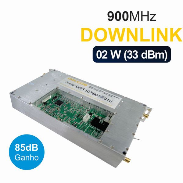 Módulo de Potência Downlink 900Mhz 33dBm 85dB 