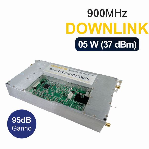 Módulo de Potência Downlink 900Mhz 37dBm 95dB 