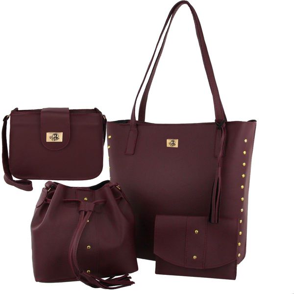 Kit 4 Bolsas Feminino Tony