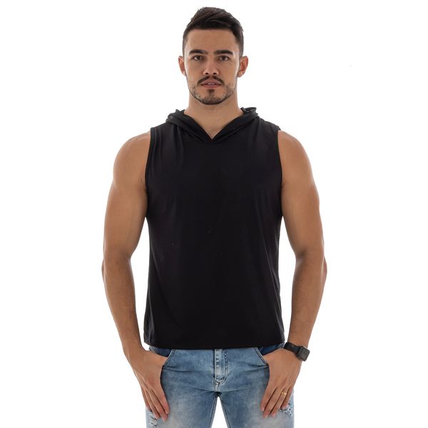 Camiseta Regata Capuz Masculino