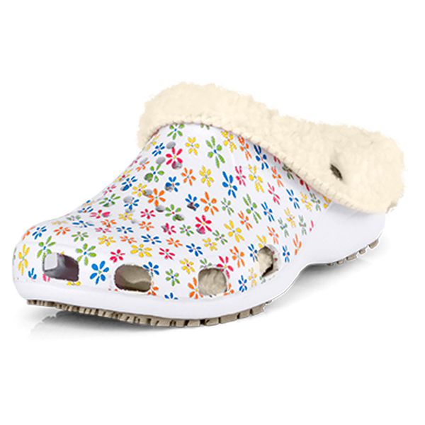 Babuche Antiderrapante Estampada Com Pelo BB34 Soft Works