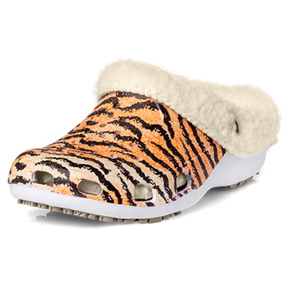 Babuche Antiderrapante Estampada Com Pelo BB34 Soft Works