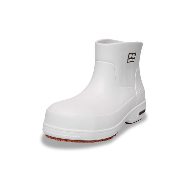 Bota Cano Curto Antiderrapante Com Biqueira BB84 Branco Soft Works