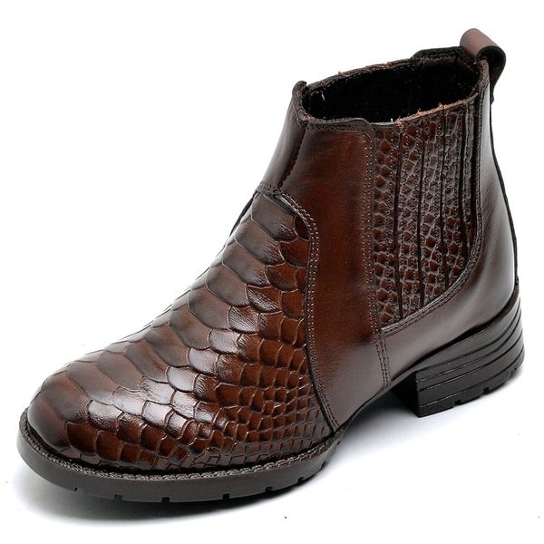 Bota Botina Infantil Marrom