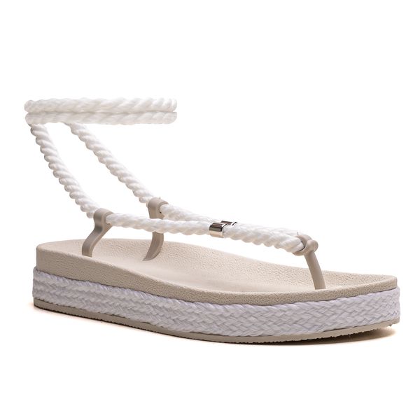 PAPETE DE CORDA AMARRAÇÃO FEMININA GABANA OFF WHITE