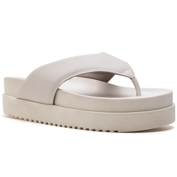 Chinelo De Dedo Flat Form Maisa Off White P002