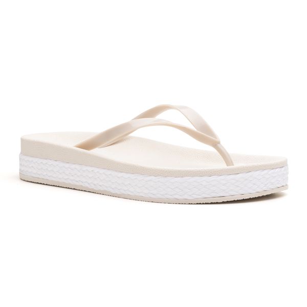SANDÁLIA CHINELO DE CORDA FEMININO GABANA 02 OFF WHITE 