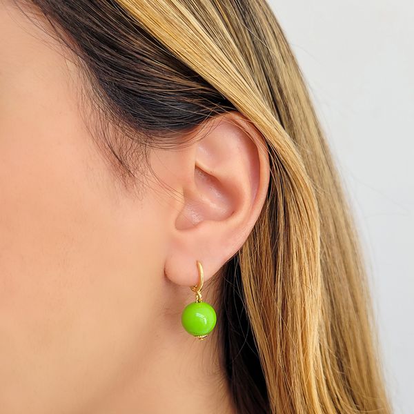 ARGOLA BOLA VERDE