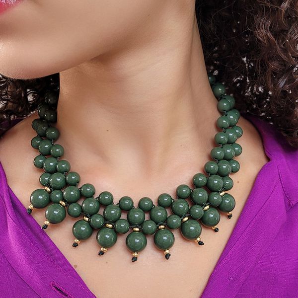 MAXI COLAR BOLAS VERDES