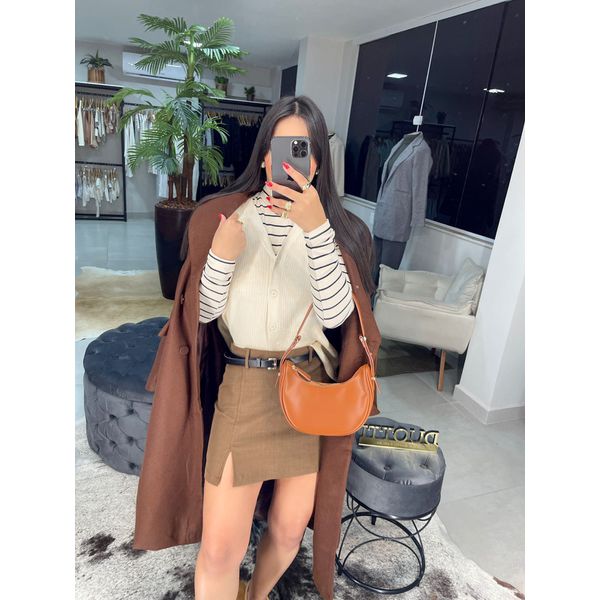 Colete Tricot off white