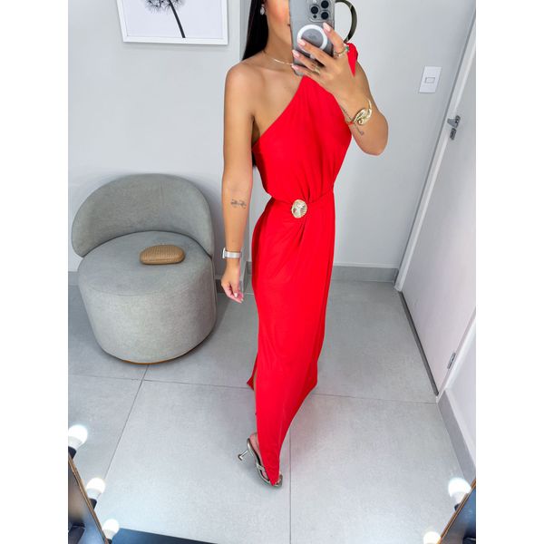 Vestido Jade vermelho