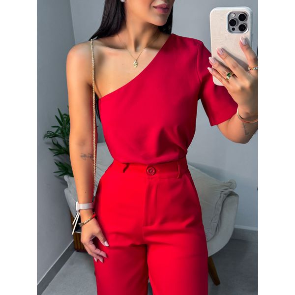 Blusa Eleonora vermelha