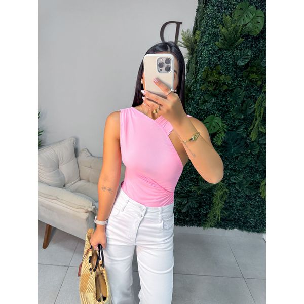 Body tule rosa
