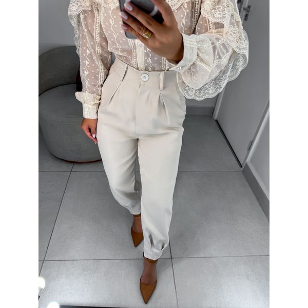 Calça Amélia areia
