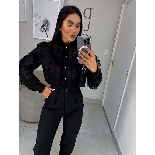 Camisa Anelise preto