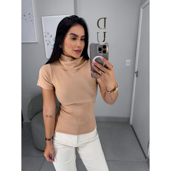 Blusa Tricot bege