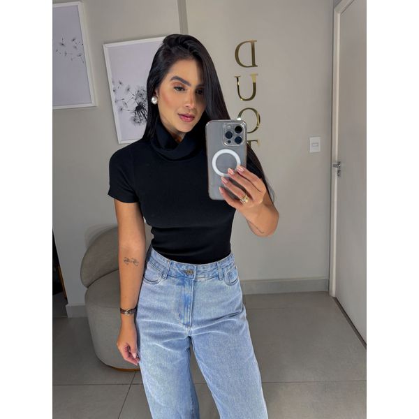 Blusa Tricot preta