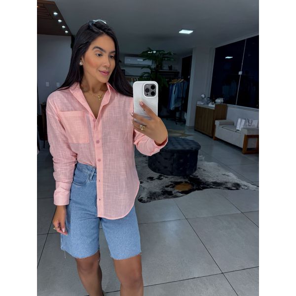 Camisa Lyra rosa claro