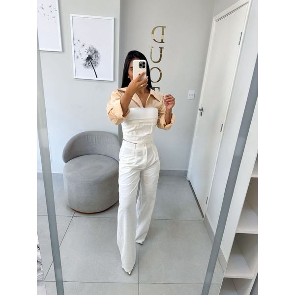 Conjunto clara branco