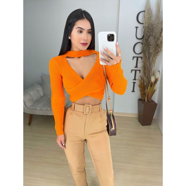 Tricot Jade laranja