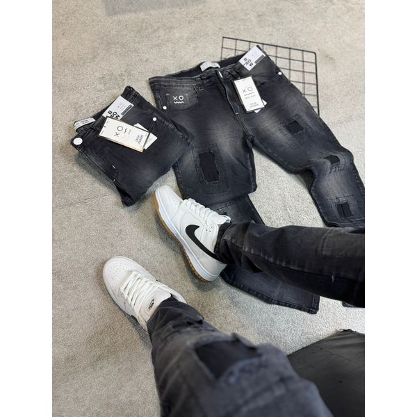 CALÇA JEANS MODELO JOGADOR 