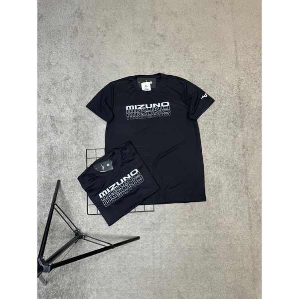 CAMISA MIZUNO DRY FIT PRETA 