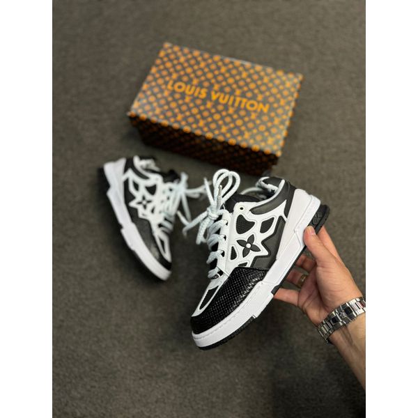 TENIS LV SKATE - BRANCO / PRETO