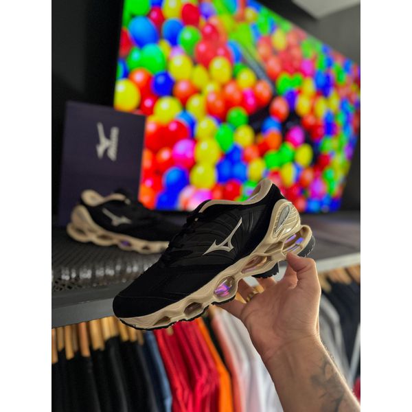 TENIS MIZUNO LS - PRETO / CREME
