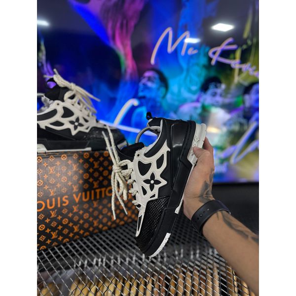 TENIS LV SKATE - PRETO / BRANCO