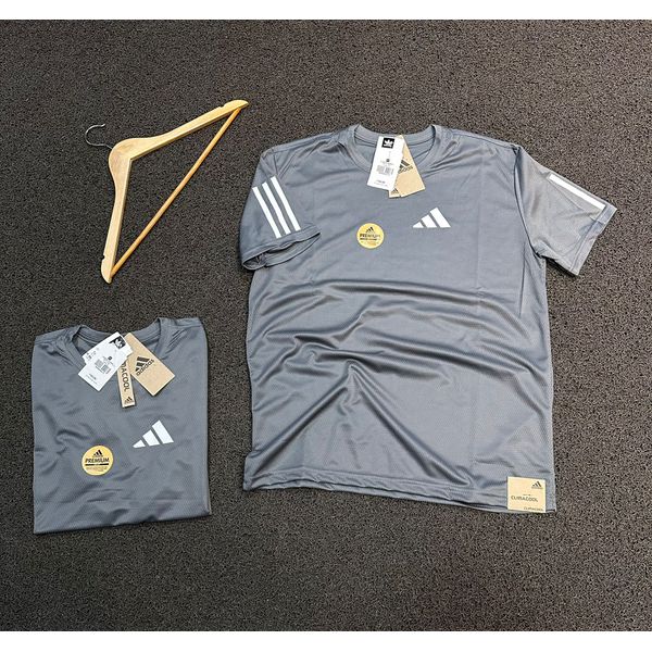 CAMISA ADIDAS DRY FIT CINZA