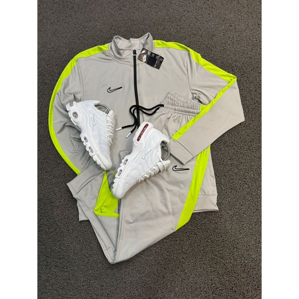 CONJUNTO NIKE ACADEMY CINZA VERDE