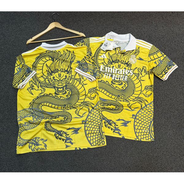 Camiseta amarillo Real Madrid 2025-2026 Dragon comprar
