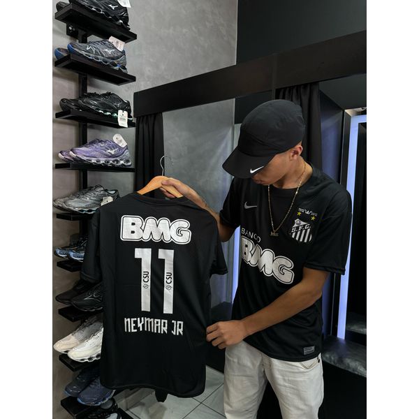 CAMISA DE TIME - SANTOS PRETA NEYMAR