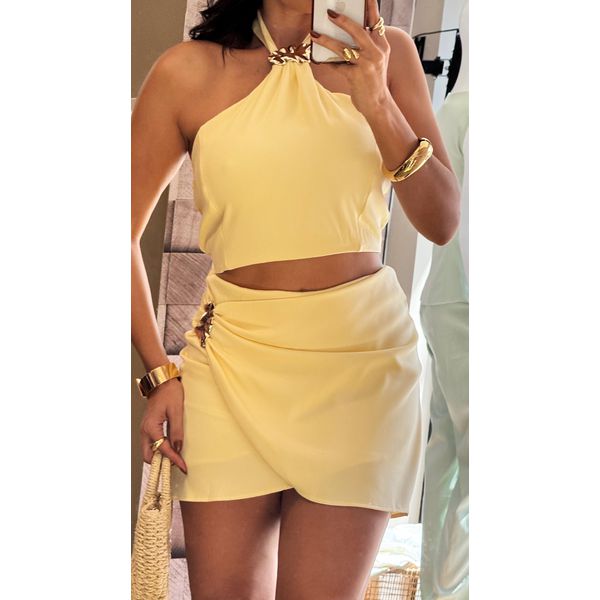 CONJUNTO LIZ- AMARELO