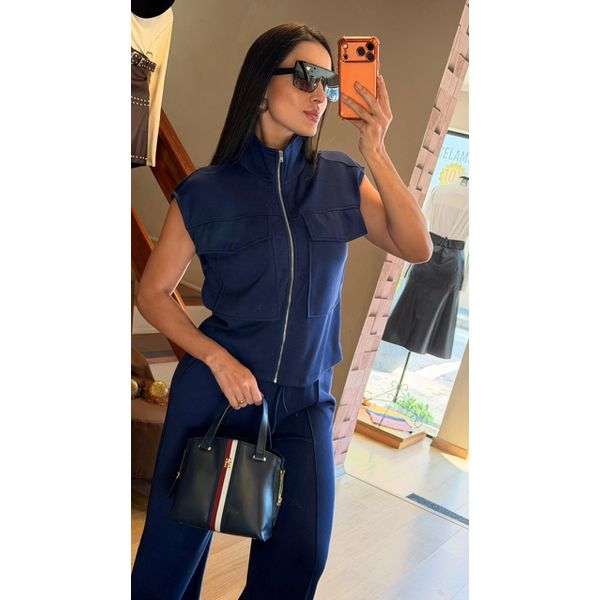 CONJUNTO SANDRA- AZUL MARINHO