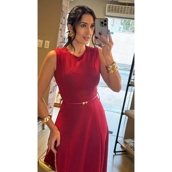 VESTIDO TATY- VERMELHO