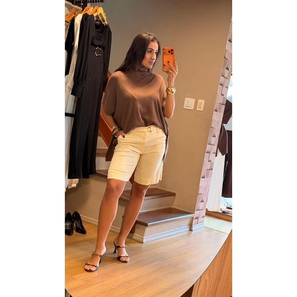 PONCHO ESTHER- MARROM