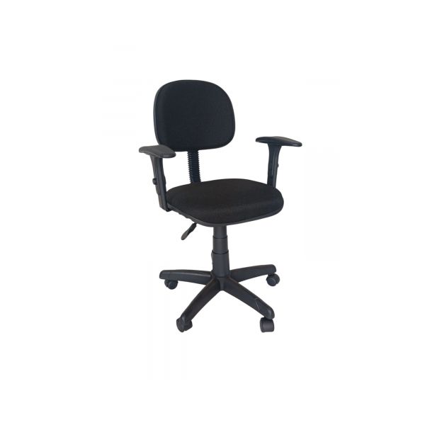 Cadeira Secretária Anatômica C/ Braço - Tecido JS