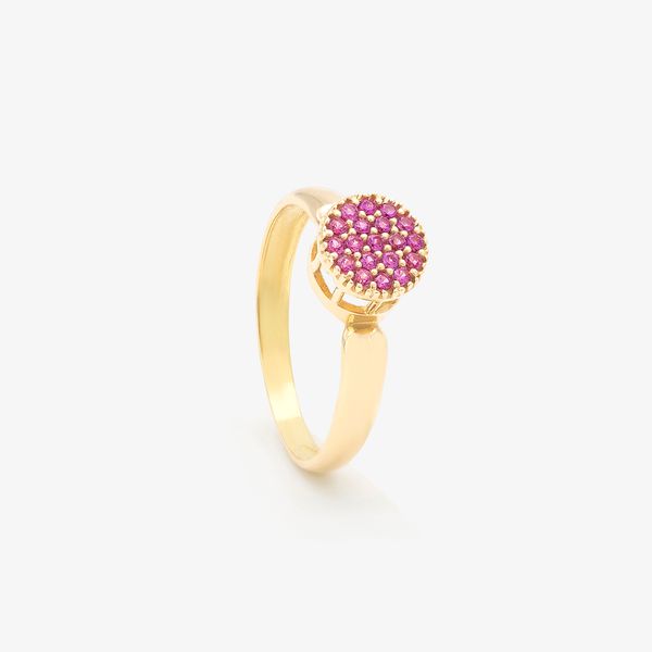 Anel Chuveiro Rosa