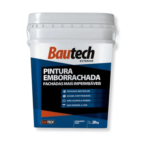 TINTA BAUTECH EMBORRACHADA BRANCO 20 KG 
